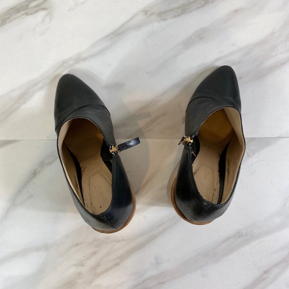 Chloe Ankle Booties w Chunky Heel - Picture 6 of 9